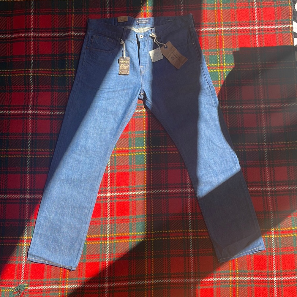 NWT Scotch & Soda 36W 34L Ralston jeans, unworn denim.
